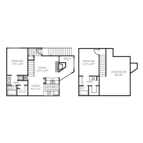 Tiffany Floor Plan Tiffany- 2x2 1020